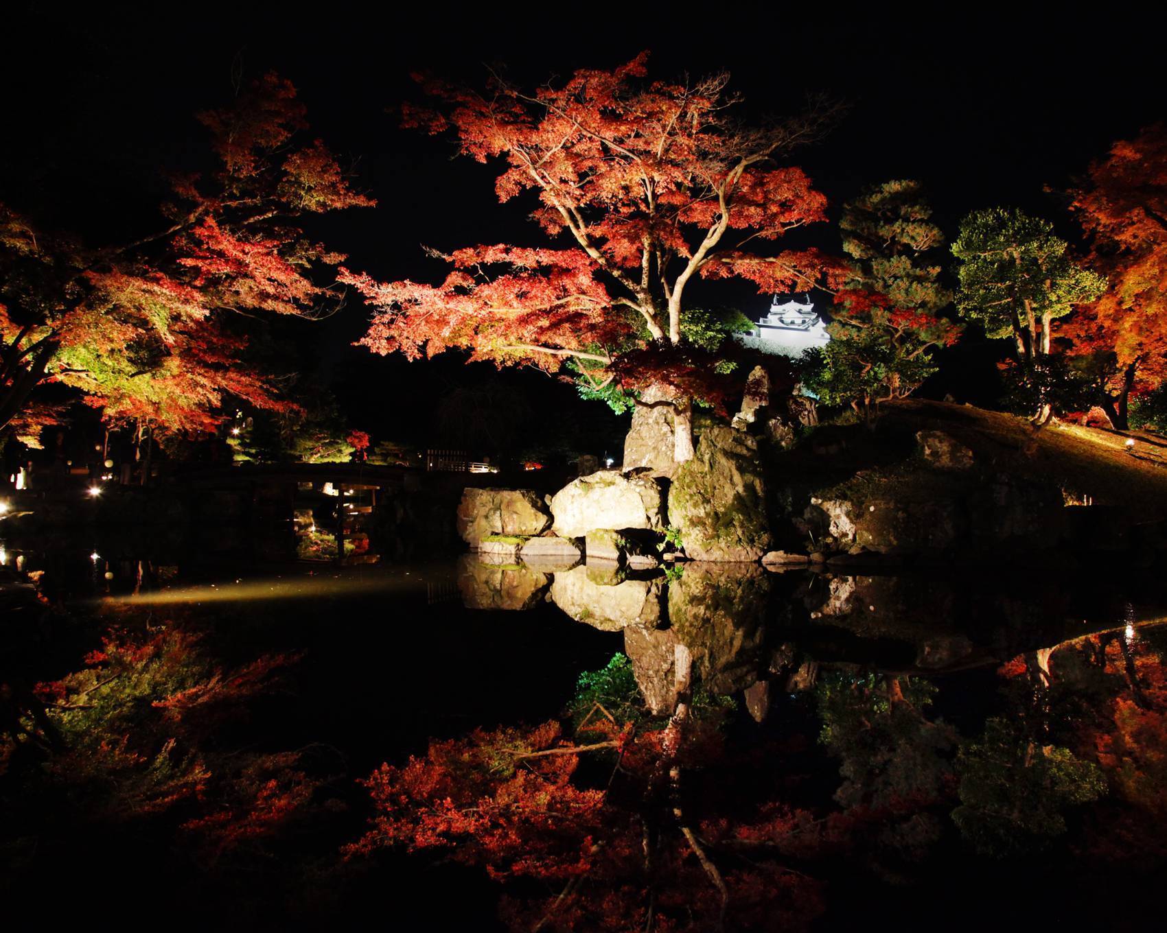 彦根城の幻想的な紅葉が楽しめるー錦秋の玄宮園ライトアップー 19日から！ | 新着情報 | ホテル 彦根キャッスルリゾート&スパ【公式】|  ベストレート保証